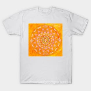 Löwe Horoskop Mandala Produkte T-Shirt